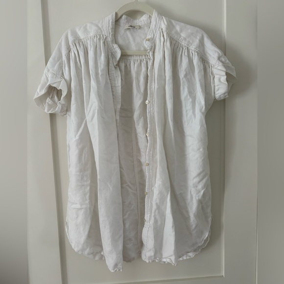 WILFRED | “Bertillon” oversized Short Sleeve Button-Up Blouse XXS - Picture 1 of 6